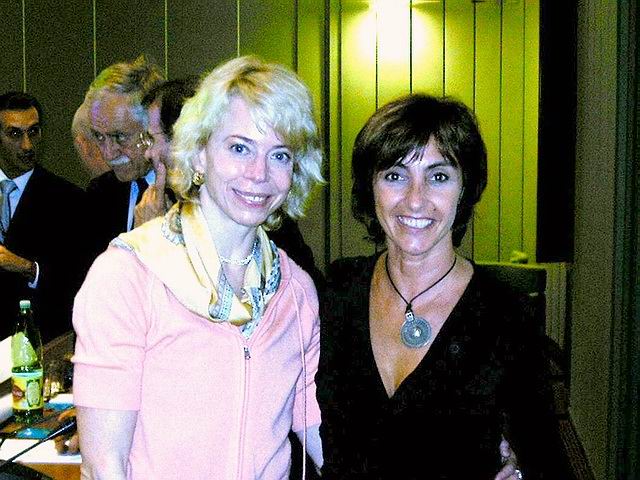 Franca Franci con Elizabeth Larkman