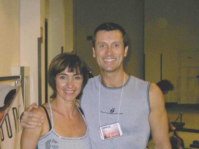 Franca Franci con Julian Littleford